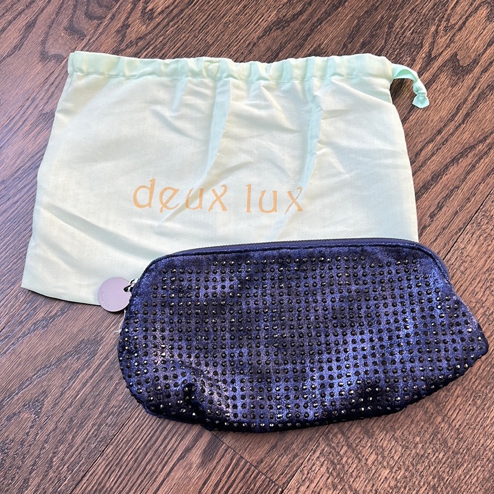 Deux Lux Evening Bag/ Clutch Navy Dark Blue